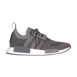 Adidas: Серые кроссовки  NMD_R1 Primeknit