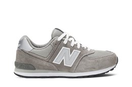 New Balance: Серые кроссовки  574