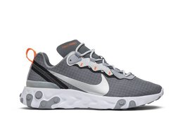 Nike: Серые кроссовки  React Element 55