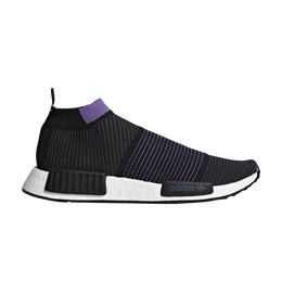 Adidas: Фиолетовые кроссовки  NMD