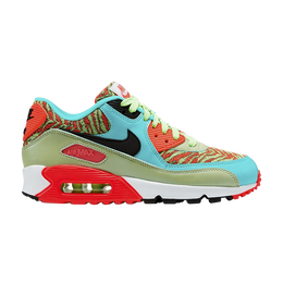 Nike: Зелёные кроссовки  Air Max 90 Premium