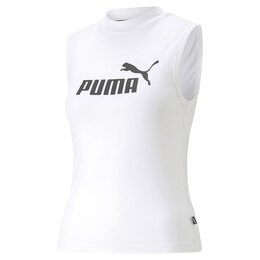 PUMA: Белая футболка  Ess