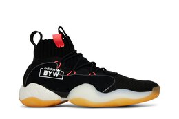 Adidas: Чёрные кроссовки  Crazy BYW