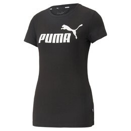 PUMA: Чёрная футболка  Ess