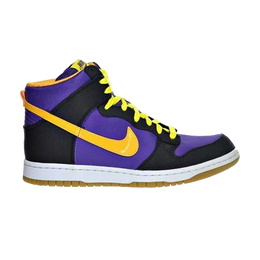 Nike: Жёлтые кроссовки  Dunk High