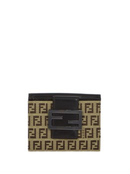 Fendi Pre-Owned: Коричневый кошелёк