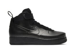 Nike: Чёрные кроссовки  Air Force 1