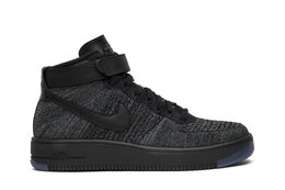 Nike: Тёмные кроссовки  Air Force 1 High