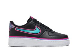 Nike: Чёрные кроссовки  Air Force 1