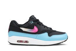 Nike: Чёрные кроссовки  Air Max 1