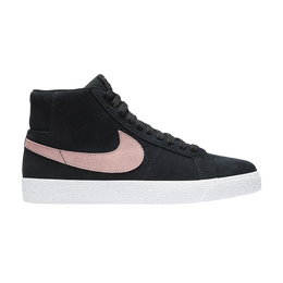 Nike: Чёрные кроссовки  Blazer Mid