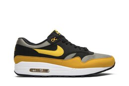 Nike: Тёмные кроссовки  Air Max 1