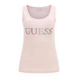 Guess: Розовая футболка 