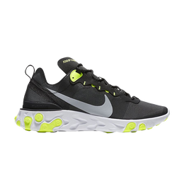 Nike: Чёрные кроссовки  React Element 55