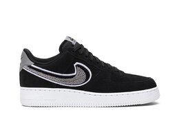 Nike: Чёрные кроссовки  Air Force 1