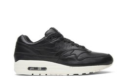 Nike: Чёрные кроссовки  Air Max 1