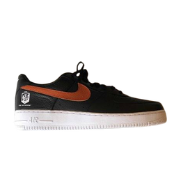 Nike: Оранжевые кроссовки  Air Force 1