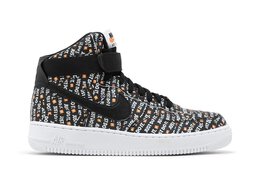 Nike: Чёрные кроссовки  Air Force 1 High