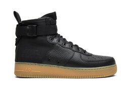 Nike: Чёрные кроссовки  SF Air Force 1