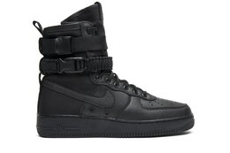 Nike: Чёрные кроссовки  SF Air Force 1