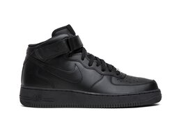 Nike: Чёрные кроссовки  Air Force 1