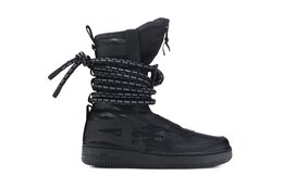 Nike: Чёрные кроссовки  Air Force 1 High