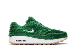 Nike: Зелёные кроссовки  Air Max 1