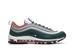 Nike: Зелёные кроссовки  Air Max 97