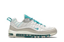 Nike: Зелёные кроссовки  Air Max 98