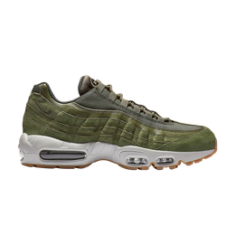 Nike: Зелёные кроссовки Air Max 95