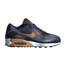 Nike: Голубые кроссовки  Air Max 90 Premium