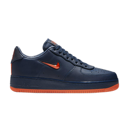 Nike: Синие кроссовки Air Force 1 Low