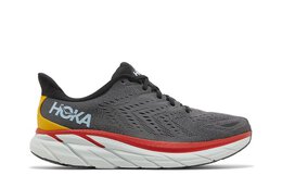 HOKA: Серые кроссовки 