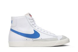 Nike: Голубые кроссовки  Blazer Mid 77 Vintage