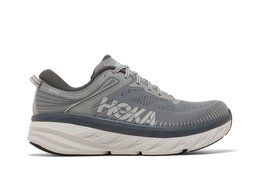 HOKA: Серые кроссовки 