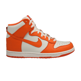 Nike: Оранжевые кроссовки  Dunk High