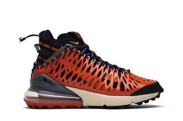 Nike: Оранжевые кроссовки  Air Max 270