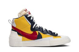 Nike: Синие кроссовки  Blazer Mid