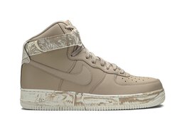 Nike: Коричневые кроссовки  Air Force 1 High