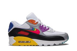 Nike: Серые кроссовки  Air Max 90