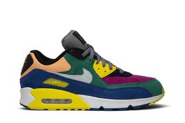 Nike: Синие кроссовки  Air Max 90 QS