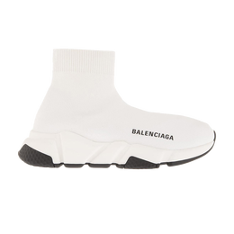 Balenciaga: Белые кроссовки  Speed Trainer