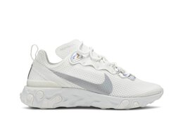 Nike: Белые кроссовки  React Element 55