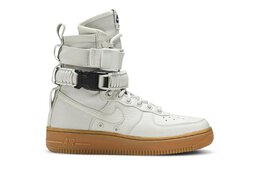 Nike: Светлые кроссовки  Air Force 1 High