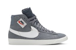 Nike: Серые кроссовки  Blazer Mid