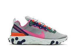 Nike: Серые кроссовки  React Element 55