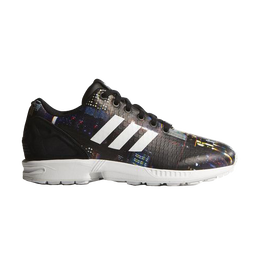 Adidas: Чёрные кроссовки  ZX Flux