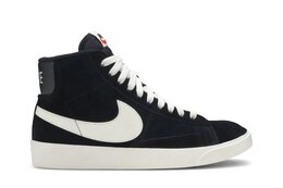 Nike: Чёрные кроссовки  Blazer Mid