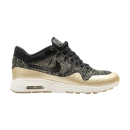 Nike: Чёрные кроссовки  WMNS Air Max 1