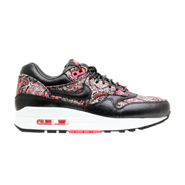 Nike: Чёрные кроссовки  WMNS Air Max 1